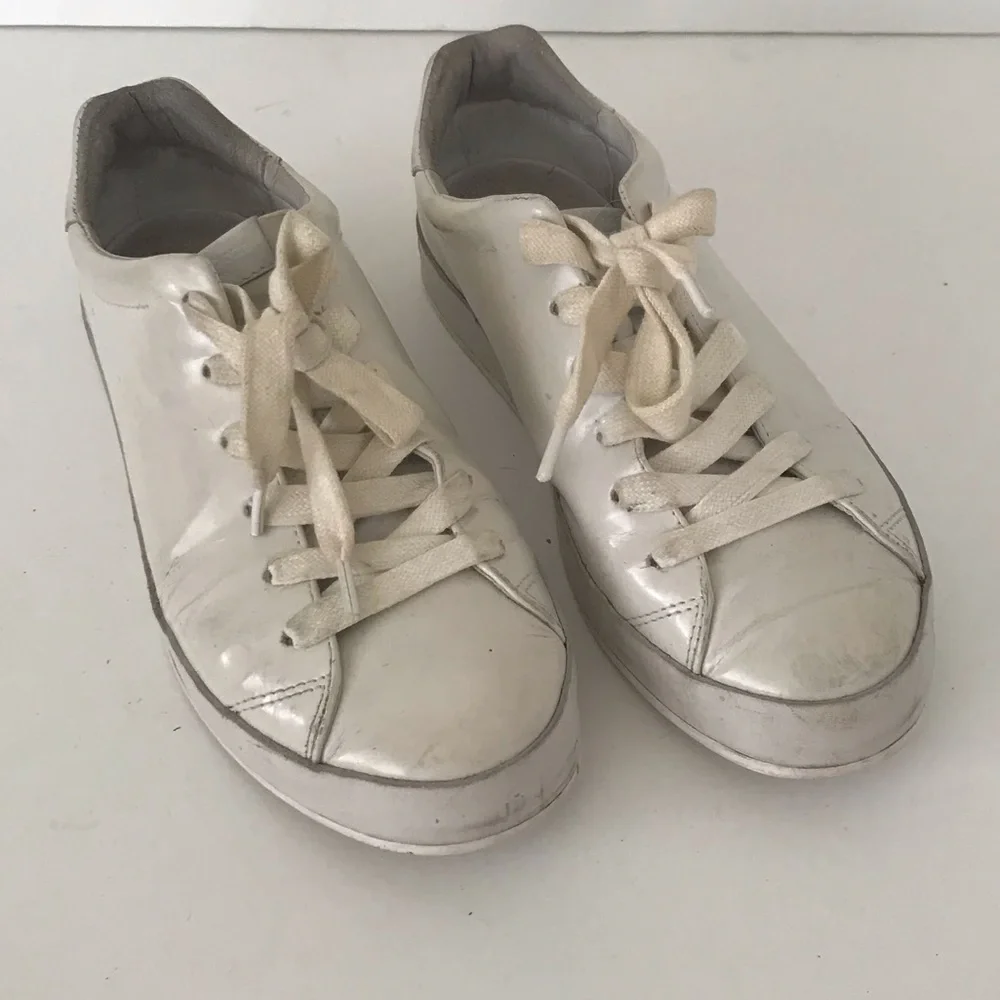 Rag & Bone Off White Leather Sneakers, Size 36.5 🔴CLEARANCE🔴